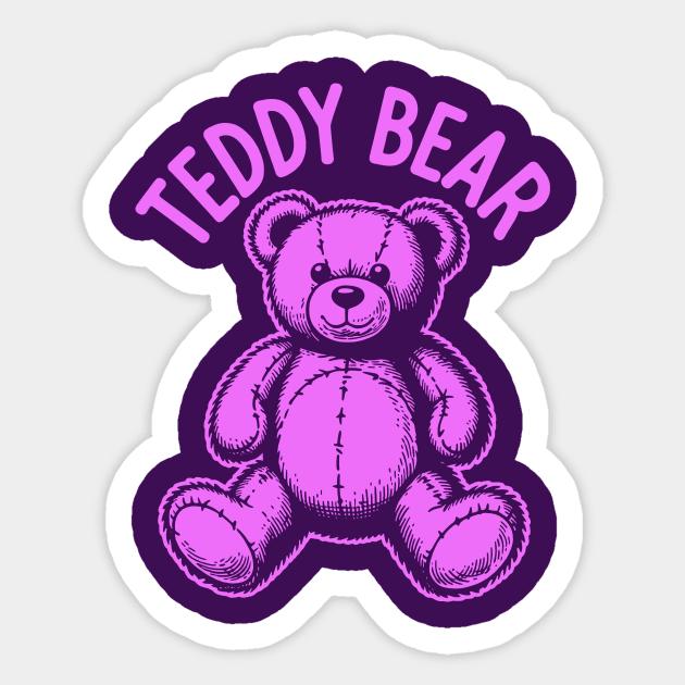 Teddy bear Sticker by CreativeSage